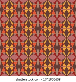 Abstract seamless colourful pattern geometric backgrounds vector design