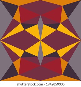 Abstract seamless colourful pattern geometric backgrounds vector design