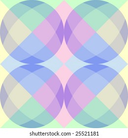 Abstract seamless compositions on the basis of a uniform grid and a colour score