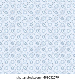Abstract seamless Damask pattern in gray tones