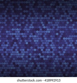 Abstract seamless dark blue geometric pattern