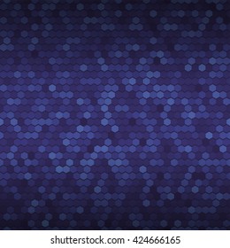 Abstract seamless dark blue geometric pattern