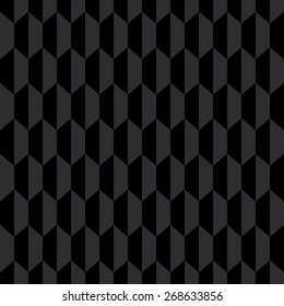 Abstract Seamless Decorative Geometric Black & Gray Pattern Background