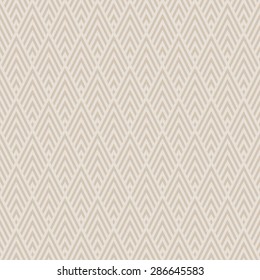 Abstract Seamless Decorative Geometric Chevron Gold & Beige Pattern