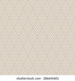 Abstract Seamless Decorative Geometric Chevron Gold & Beige Pattern