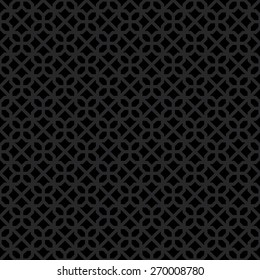 Abstract Seamless Decorative Geometric Dark Gray & Black Pattern