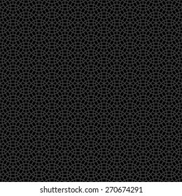 Abstract Seamless Decorative Geometric Dark Gray & Black Pattern