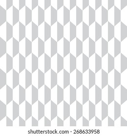 Abstract Seamless Decorative Geometric Light Gray & White Pattern Background