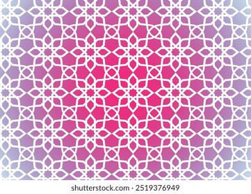 Abstract seamless decorative traditional ornament illustration Arabian style pattern vector background