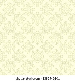 Abstract seamless design. Olive green background