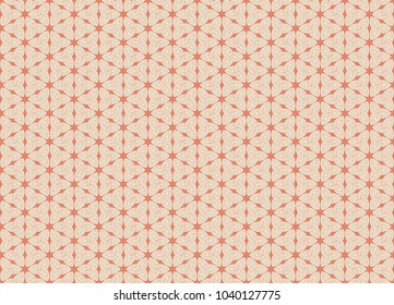 Abstract seamless design pattern. Nail polar design red on rose gold. Design print for textile, fabric, wallpaper, background. Set 8