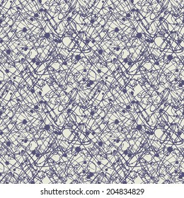 Abstract seamless diagonal hand write pattern