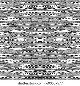 Abstract seamless doodle background. Illustration 10 version