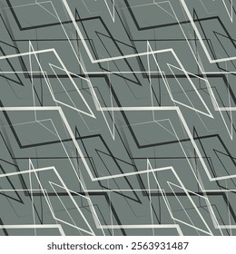 Abstract seamless of doodle hand drawn lines. Wave pattern. Coloring book page. Black white wallpaper.