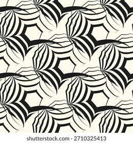 Abstractas sin fisuras de doodle dibujado a mano líneas. Patrón de onda. Página de libro para colorear. Fondo de pantalla blanco negro.