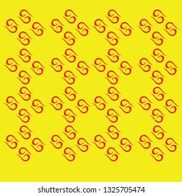 Abstract seamless doodle patern