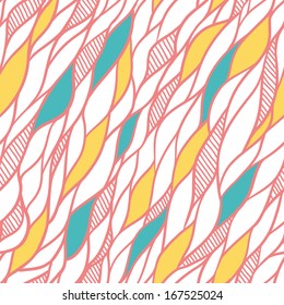 Abstract seamless doodle pattern