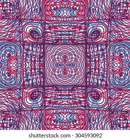 abstract seamless doodle pattern - double exposure design