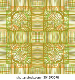 abstract seamless doodle pattern - double exposure design