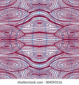 abstract seamless doodle pattern - double exposure design