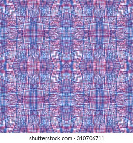 abstract seamless doodle pattern - double exposure design