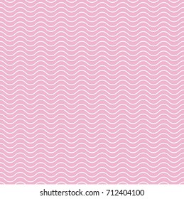 Abstract seamless doodle wave pattern background vector 