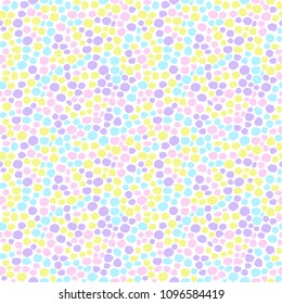 Abstract seamless dot pattern. Colorful background. Multi-colored spots.