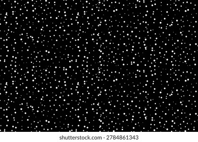 Abstract seamless dots pattern on black background