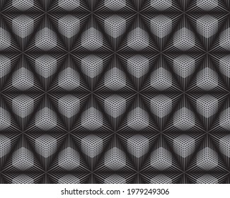 Abstract seamless dotted background. Horizontal banner. Vector image