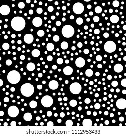 Abstract seamless dotted texture
