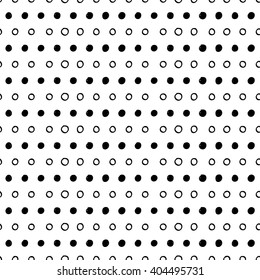 Abstract seamless dotted vector pattern. Minimalistic geometric background