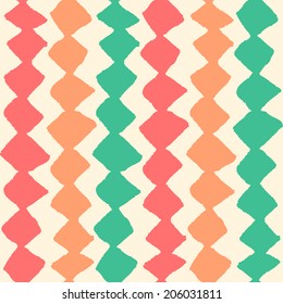 Abstract seamless ethnic pattern, hand-painted. Seamless pattern can be used for wallpaper, pattern fills, web page background, surface textures.