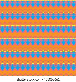 Abstract seamless ethnic pattern, tribal background. Vector pattern.