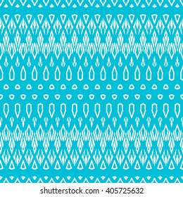 Abstract seamless ethnic pattern, tribal background. Vector pattern.