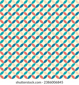 Abstract seamless fabric Background of geometric circle pattern for wallpaper,fabric,printing and poster