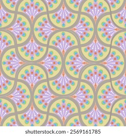 Abstract seamless fabric pattern background 