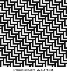 Abstract seamless fashion trend pattern fabric textures, black and white pattern, pixel art vector monochrome illustration. Design for web and mobile app.