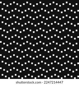 Abstract seamless fashion trend pattern fabric textures, black and white pattern, pixel art vector monochrome illustration. Design for web and mobile app.