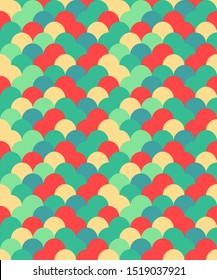 Abstract seamless fish scale pattern. Background design for prints, textile, fabric, package, cover, greeting cards.