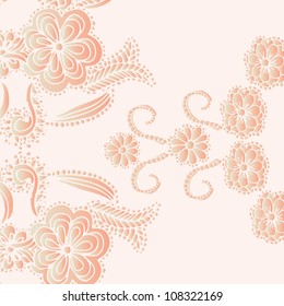 abstract seamless floral background