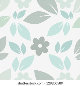 Abstract seamless floral background.