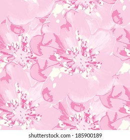 Abstract seamless floral background.