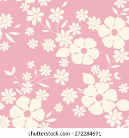 abstract seamless  floral   background