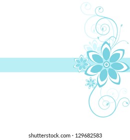 Abstract seamless floral pattern.