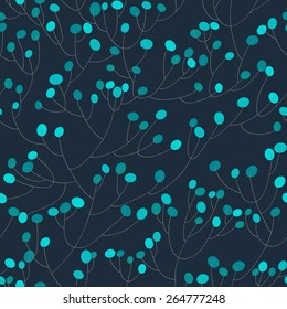 abstract seamless floral pattern 