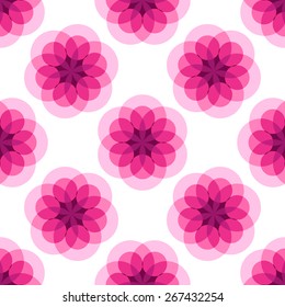 Abstract seamless floral pattern