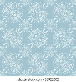 Abstract seamless floral pattern