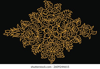 Abstract Seamless Floral pattern background, Design for textile print pattern. Vector Illustration.