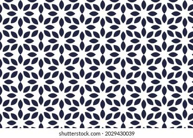 Abstract seamless floral pattern design. Geometric texture for fabric, wrapping, wallpaper, paper and Decorative print.