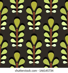 Abstract seamless floral pattern. Eps 8 vector illustration